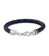 Armband - Staal/Leder | Tommy Hilfiger