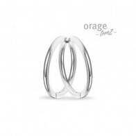 Oorbellen - Staal | Orage Teenz