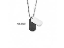 Collier - Staal | Orage