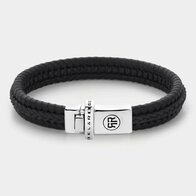 Armband - Zilver/Leder | Rebel & Rose