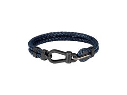 Armband - Staal/Leder | Hugo Boss