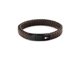 Armband - Staal/Leder | Tommy Hilfiger