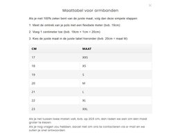 Armband - Staal/Leder | Gemini