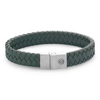 Armband - Staal/Leder | Rebel & Rose