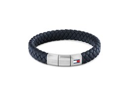 Armband - Staal/Leder | Tommy Hilfiger