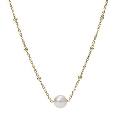Collier - Staal | Fossil