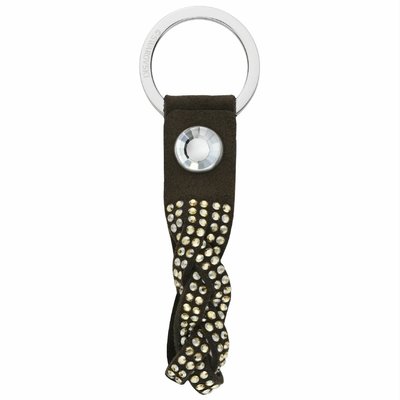 Sleutelhanger - leder | Swarovski
