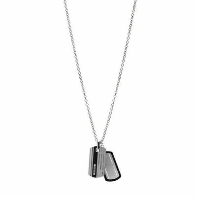 Collier - Staal | Fossil