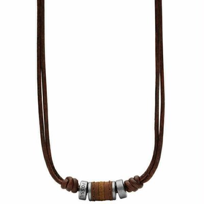 Collier - Staal | Fossil