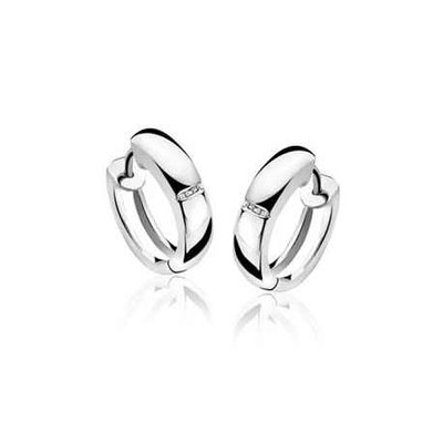 Oorbellen - Briljant Zilver | Zinzi