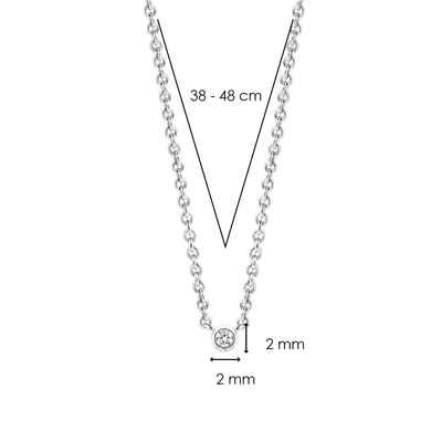 Collier - Zilver | Ti Sento
