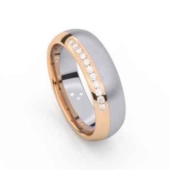 Trouwring - Briljant Palladium | Auro