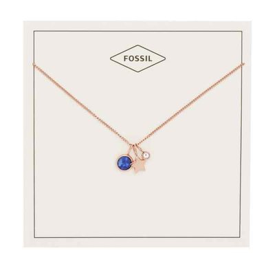 Collier - Staal | Fossil